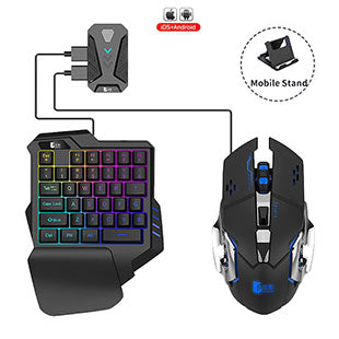 Gaming Keyboard And Mouse Wireless Bluetooth 5 In 1 Combo Gaming Keyboard And Mouse Wireless Bluetooth 5 In 1 Combo